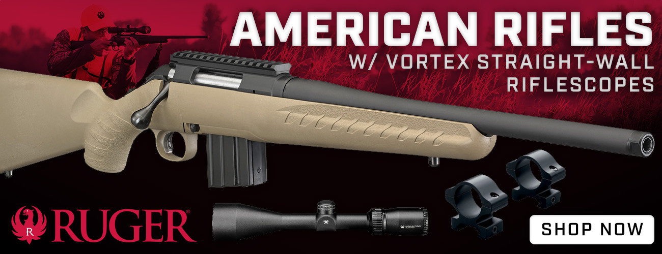Ruger American Rifles with Vortex Riflescope